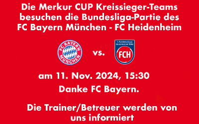 11. November: Besuch beim FC Bayern München