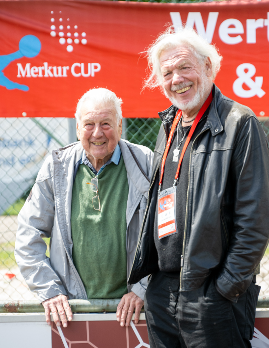 Julius Zinke mit fast 87 Jahren Lin KF 12.
