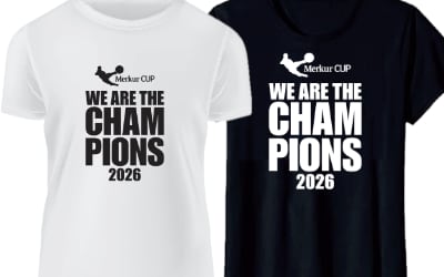 Druckvorlage für die Merkur CUP T-Shirts